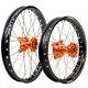 Tusk Impact Complete Front/Rear Wheel Kit 1.60 x 14 / 1.60 x12 Black Rim/Silver