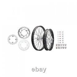 Tusk Impact Complete Front/Rear Wheel Package 1.60 x 21 / 2.15 x 18 Black