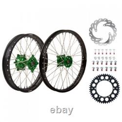 Tusk Impact Complete Front/Rear Wheel Package 1.60 x 21 / 2.15 x 18 Black