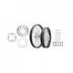 Tusk Impact Complete Front/Rear Wheel Package 1.60 x 21 / 2.15 x 18 Black