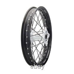 Tusk Impact Complete Front/Rear Wheel Package 1.60 x 21 / 2.15 x 18 Black