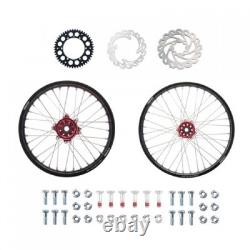 Tusk Impact Complete Front/Rear Wheel Package 1.60 x 21 / 2.15 x 19 Black