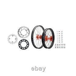 Tusk Impact Complete Front/Rear Wheel Package 1.60 x 21 / 2.15 x 19 Black