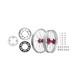Tusk Impact Complete Front/Rear Wheel Package 1.60 x 21 / 2.15 x 19 Silver