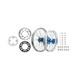 Tusk Impact Complete Front/Rear Wheel Package 1.60 x 21 / 2.15 x 19 Silver