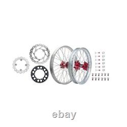 Tusk Impact Complete Front/Rear Wheel Package 1.60 x 21 / 2.15 x 19 Silver