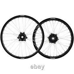 Tusk Impact Complete Front and Rear Wheel 1.60 x 19 / 1.60 x 19 Black