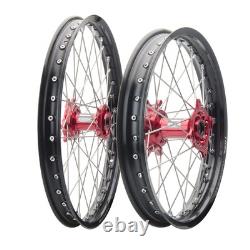 Tusk Impact Complete Front and Rear Wheel 1.60 x 21 / 2.15 x 19 Black