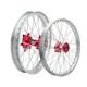 Tusk Impact Complete Front and Rear Wheel 1.60 x 21 / 2.15 x 19 Silver Rim/Silve