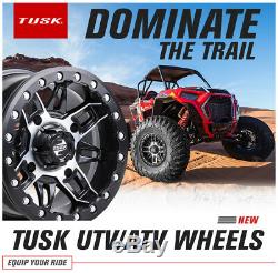 Tusk Tire Wheel Kit Terrabite 30x10-14 Mounted Beadlocks Polaris RZR XP 1000 XP4