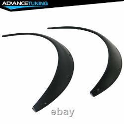 Universal Fitment Fender Flares Wheel Cover Tirm 4 Piece Flexible Durable PU
