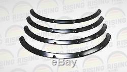 Universal JDM Fender Flares Wheel Arch 1,2inch (30mm) 4pcs zg style ABS Plastic