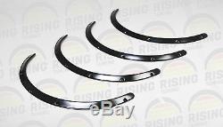Universal JDM Fender Flares Wheel Arch 1,2inch (30mm) 4pcs zg style ABS Plastic
