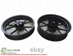 Use For KTM Duke 390 Front and Rear Wheel Rim Black 2017 To 2019