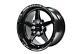 VMS Racing Front Or Rear Black V Star Drag Wheel Rim 15x8 4x114.3 +20 Offset