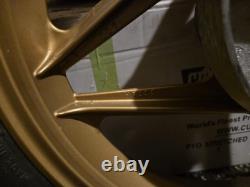 Vintage Ducati OSCAM 3-Spoke Gold Cast Aluminum Wheels 18 Front & Rear Set