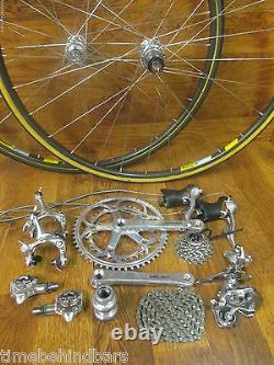 Vintage Original Shimano Dura Ace 8 Speed Group Gruppo Build Kit Mavic Wheels