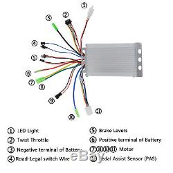 Voilamart 36v 500w 26in Bike Front Wheel Electric Motor Bicycle Conversion Kit