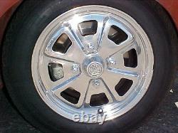 WBC-2 Wolfsburg Alloy wheel center caps Empi 4 Lug Bug Ghia Type 3 Beetle T1 T3