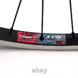 Weinmann 26 Front & Rear Mountain Bike wheelset Black Shimano HG Cassette Hub