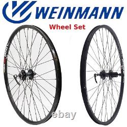 Weinmann XM280 29 Black Disc Front & Rear Mountain Bike Clincher Wheel Set 29er