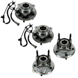 Wheel Bearing & Hub Assembly Front Rear LH RH Set of 4 for Jeep New