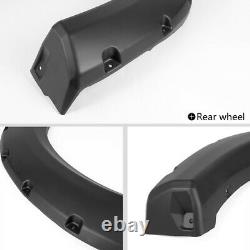 Wheel Fender Flares Fit For 2009-2014 Ford F150 Offroad Pocket Rivet Style Black