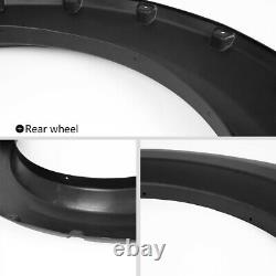 Wheel Fender Flares Fit For 2009-2014 Ford F150 Offroad Pocket Rivet Style Black