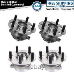 Wheel Hub Bearings Assembly Set Front & Rear Fits 2011-2017 Honda Odyssey