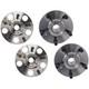 Wheel Hubs 4-Wheel Set Front & Rear Driver Passenger Side Left Right for CR-V