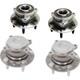 Wheel Hubs For 14-2015 Chevrolet Cruze Front Rear 5 Lug with Bearing 16 Wheels