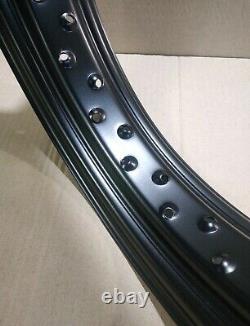 Wheel Rim 17-3.5 40 hole. Matte black for Harley