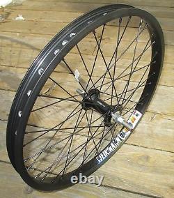 Wheel Set 20 BMX Park Front 3/8 and 9T 3/8 Rear Axle Double Walled Rims