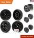 Wheel Set Includes 2 Rear Wheels 42710-VR8-N00ZA and 2 Front Wheels 44710-VR8