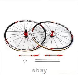 Wheels Road Bicycle Front & Rear Bike Wheelset Set 7-11 speed C/V Brake 700C USA