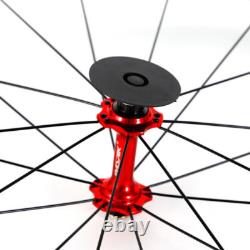 Wheels Road Bicycle Front & Rear Bike Wheelset Set 7-11 speed C/V Brake 700C USA