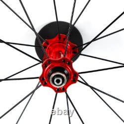 Wheels Road Bicycle Front & Rear Bike Wheelset Set 7-11 speed C/V Brake 700C USA