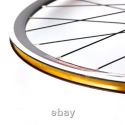 Wheels Road Bicycle Front & Rear Bike Wheelset Set 7-11 speed C/V Brake 700C USA