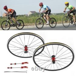 Wheels Road Bicycle Front & Rear Bike Wheelset Set 7-11 speed C/V Brake 700C USA