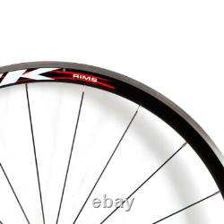 Wheels Road Bicycle Front & Rear Bike Wheelset Set 7-11 speed C/V Brake 700C USA