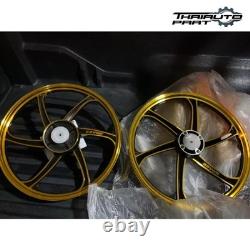 Wheels Set Gold Hub Front Rear 17 Rim For Honda Anf 125i Innova Jc37 03-12