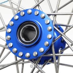 X160/260 Supermoto 2.15x12 Spoked Front Rear Wheels Set For Sur Ron Light Bee X