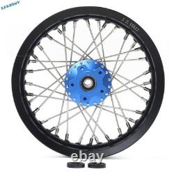 X160/260 Supermoto 2.15x12 Spoked Front Rear Wheels Set For Sur Ron Light Bee X