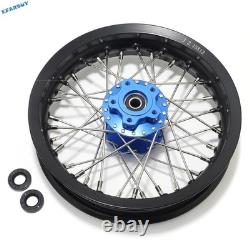 X160/260 Supermoto 2.15x12 Spoked Front Rear Wheels Set For Sur Ron Light Bee X