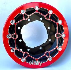 YFZ 450 450R Front Rear Wheels Beadlock 10x5 9x8 Alba Racing OEM Matte BR32