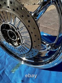 Yamaha Raider Chrome Rim Service Polished Rotors Performance EDGE Wheel XV 1900