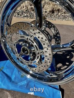 Yamaha Raider Chrome Rim Service Polished Rotors Performance EDGE Wheel XV 1900