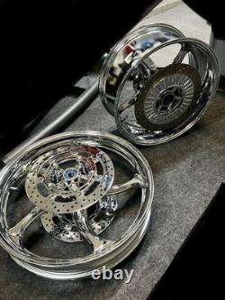 Yamaha Raider Chrome Rim Service Polished Rotors Performance EDGE Wheel XV 1900