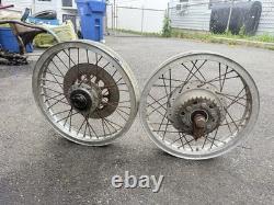 Yamaha Xs650 Front and Rear Wheels Set