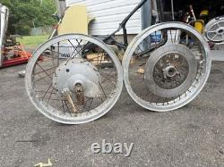 Yamaha Xs650 Front and Rear Wheels Set